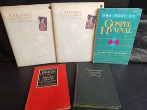 lot 436 image: Religious Music Book Collection -  Songbooks