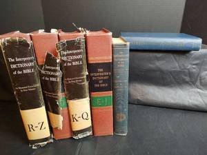 lot 437 image: The Interpreters Dictionary of the Bible - Complete 4 Volume Set, Theology and More