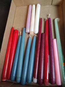 lot 450 image: Decorative Taper Candle Collection