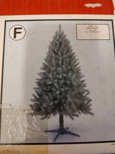 lot 468 image: 6.5 Ft Walmart Canadian Pine Artificial Christmas Tree