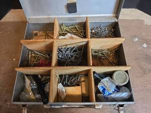 lot 1521 image: Multi-Compartment Hardware Storage Box