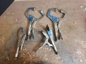 lot 1533 image: Vise-Grip Locking Pliers Set