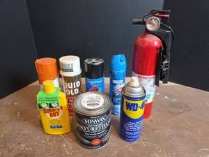 lot 1540 image: Household Chemical and Fire Safety Collection