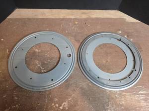 lot 1549 image: 2 - 12in Lazy Susan Hardware
