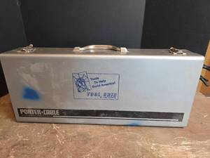 lot 1559 image: Porter Cable Model 637 Variable Speed Reciprocating Saw in Case