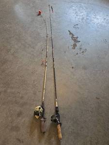 lot 1566 image: Fishing Rod and Reels