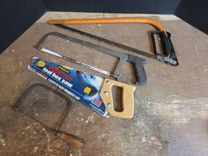 lot 1578 image: Assorted Hand Saws