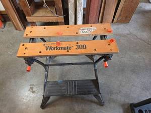 lot 1596 image: Black & Decker Workmate 300 Portable Workbench