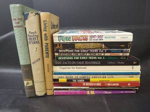 lot 1057 image: Christian Youth Book Collection - Educational and Devotional