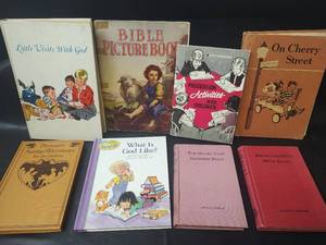 lot 1059 image: Vintage Collection of Religious Childrens Books 1940s-1950s