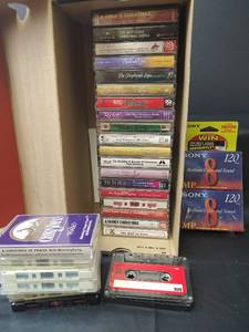 lot 1081 image: Christian Christmas Music Cassette Collection & Sony Video8 Tapes