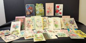 lot 1104 image: Vintage Birthday Greeting Cards Collection