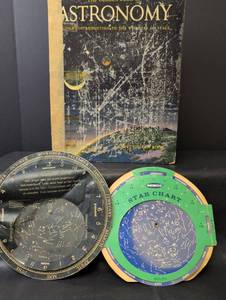 lot 1109 image: 1955 Golden Book of Astronomy with Star Charts