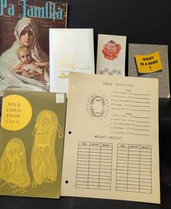lot 1117 image: Baby Record Book and Name Guide Collection