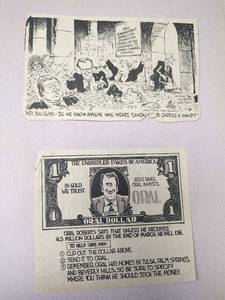 lot 1127 image: Vintage Cartoon Scrapbooks and Far Side Comic Collection Prints