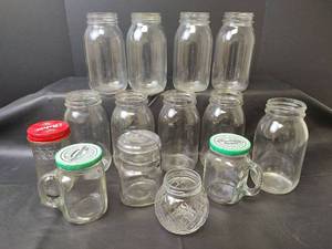 lot 1144 image: Mixed Lot Glass Jars