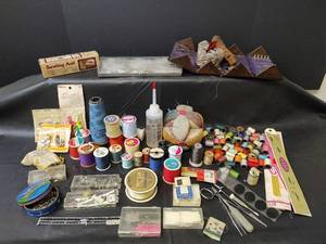 lot 1146 image: Sewing Notions and Thread Collection
