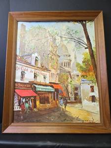 lot 1162 image: Paris Scene Lithograph