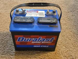 lot 1172 image: Duralast Marine Deep Cycle Battery 24MD-DL