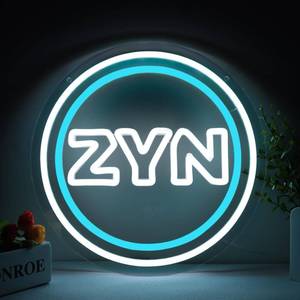 lot 54282 image: Z.Y.N Neon Signs for Wall Decor Neon Lights for Bedroom Led Business Signs Suitable for Man Cave Bar Pub Restaurant Christmas Gift Art