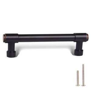 lot 7452 image: khtumeware Oil Rubbed Bronze Cabinet Pulls - Center to Center 4 (Approx. 102MM) - Pack of 10 - Kitchen Handles for Cabinets Cupboard Handles Drawer Pulls