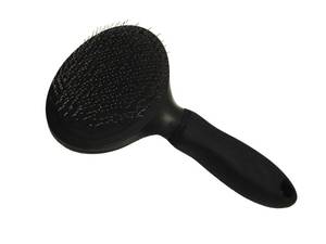 lot 7474 image: Miracle Care Slicker Brush for Dogs, Pet Hair Brush for Shedding, Removes Loose Undercoat, Ergonomic Handle, Larger Head for Large Dogs