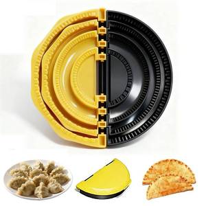 lot 7517 image: 4-in-1 Tortilla Sealer, Tacos Tortilla Crimper Maker, Adjustable Size, For 6-10 Crust, Make Sealed Quesadillas,Tacos, Burritos, Sandwich & More, BPA-Free, Dishwasher Safe (4 in 1)