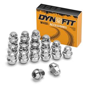 lot 7565 image: Dynofit 12mmx1.5 Stock Lug Nuts Compatible with Ford Lincoln,for 2006-2019 Fusion,2001-2019 Escape,2012-2018Focus,One-Piece Style OEM Wheel Nuts Replace for MKC MKZ Factory Nut, Work on ALSteel Rim
