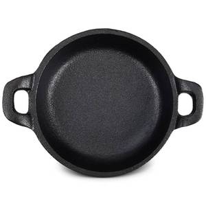 lot 7634 image: Ziliny Mini Cast Iron Skillets 5 x 5 x 1.3 Inch Cast Iron Pan Small Ramekin Set Black Casserole Dish Cookware Oven Safe Mini Skillets for Kitchen Indoor Outdoor Picnic (1 Pack)