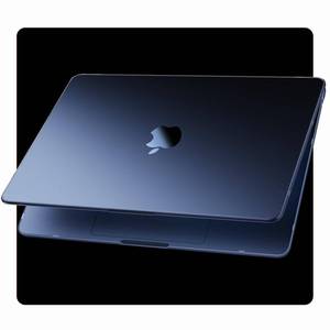 lot 7696 image: Soonjet for MacBook Air 15 inch Case  M4 M3 M2 2025 2024 2023  100% Match Official Color  Closes Seamlessly  Ultra Thin Armor  Hard Shell Laptop Cover  A3241 A3114 A2941  Midnight Clear