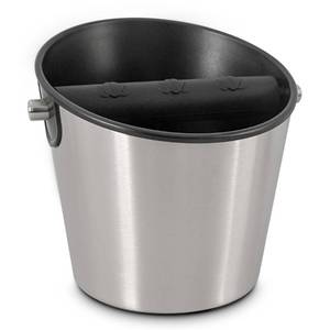 lot 7712 image: CAFEMASY Espresso Knock Box Barista-Tools - Mini Size Stainless Steel Coffee Puck Disposal Knock Box Espresso Machine Accessories Knock Out Box Container Dump Bin