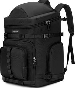 lot 7722 image: YOREPEK 65L Ski Boot Bag Backpack with 8 Pockets, Waterproof Ski Snowboard Boot Bags for Air Travel, Ski Gear Bag Backpacks for Boots, Helmet, Goggle, Gloves, Pants, Jacket, Accessories for Adults