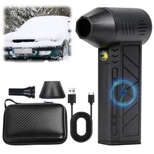 lot 7763 image: Snow Whiz Turbo Blower, Snowwhiz Turbo Blower with Led, 3 Gear Adjustable Super Power Turbo Breeze Electric Blow, Mini Turbos Snow Blowers for Car, Clear Snow 10x Faster