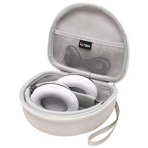 lot 7778 image: Headphone Case Compatible with Beats Studio ProSolo 4  Studio 3  Solo 3  Picun B8  BERIBESJLab JBuds Lux ANC Wireless Bluetooth Noise Cancelling Headphones, White(Case Only)