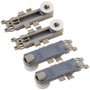 lot 8173 image: 4 Pcs WP8561996 Dishwasher Upper Rack Wheel Adjuster Replacement Part Compatible with Whirlpool KitchenAid Maytag Magic Chef Dishwashers Repalces for 8561996 W10889280 w11157084 B00JLMM1V4 B0050O2HIO