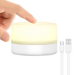 lot 8177 image: RTSU Bedside Lamp, Dimmable Touch Tap Light Novelty Light, Kids Children Adult LED Nightlight, Table Desk Atmosphere Decorative Mood Light Lamp, Bedroom Living Room Baby Nursery Night Light