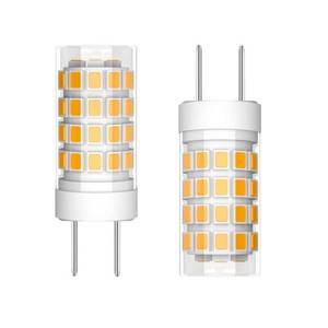 lot 8229 image: SZKOV 2-Pack GY6.35 LED Bulb 4W GY6.35 Bi-pin Base 40W GY6.35 Halogen Bulb Replacement T4 JC Type LED Bulb ACDC 12V Dimmable for Pendant Light,Desk Light,Landscape Lighting (Warm White 3000K, 12V)