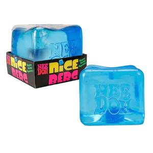 lot 8240 image: Schylling NeeDoh Nice Berg - Giant NeeDoh Nice Cube - Sensory Squeeze Toy with a Super Solid Squish - Ages 3 and Up - One Cube