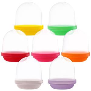 lot 8280 image: Capsule Vending Machine Translucent Acorn Capsules Empty 1.1 inch (28mm) - Gumball Machine Capsules Refill Bulk Party Favors - Easter Basket Stuffers - DIY Craft Supplies