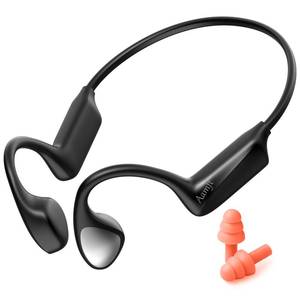 lot 8343 image: Aamft Bone Conduction Headphones - Bluetooth 6.0 Open Ear Headphones, Comfort Fit Wireless Headphones with Mic, 10hrs Playtime, IPX6 Sweatproof, Lightweight,Premium Loud Sound for Running,Sport,Travel