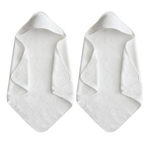 lot 8352 image: IFaryMes Baby Hooded Towels 31.5  31.5 Bath Towel for Newborn Toddler Infant Shower Gifts Ultra Absorbent Soft Bathrobe Blanket Boys and Girls (Snow-White)