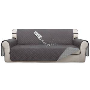 lot 8360 image: ISSUNTEX Double Protection 100% Waterproof Sofa Covers for Living Room, Couch Covers for 3 Cushion Couch Sofa, Reversible Furniture Protector Sofa Cover for Dogs, Pets, Kids (Sofa, GrayLight Gray)