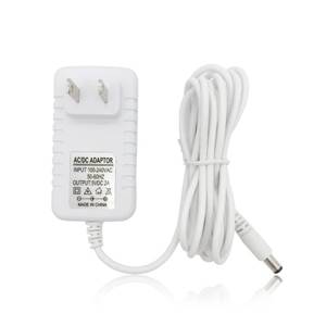 lot 8378 image: Power Cord Replacement for Graco Baby Swing DuoGlider, DuetSoothe, Dreamglider, Simple Sway, Sweetpeace Charger 5V AC Adapter, White