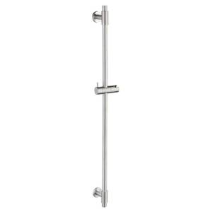 lot 8379 image: KES Bathroom Shower Slide Bar 40-Inch with Adjustable Handheld Shower Head Holder for Bathroom Wall Mounted SUS 304 Stainless Steel Brushed Finish, F209S100DG-BS
