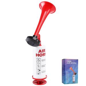 lot 8438 image: FARBIN Portable Air Horn pump Air Horn for Bear Dog AluminumABS Loud Sound Hand Held Signal Horn Reusable Air Horns Safety Horn for Boating, Sports Events, Camping, Graduation