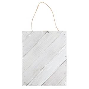 lot 1207 image: Hampton Art Plank Diagonal 8 X 10 White, Wood Plaque, Wood Sign Blank, Blanks, Wooden Plaques, Blank Signs for Crafts, Wooden Sign Blank, Planks for Crafts