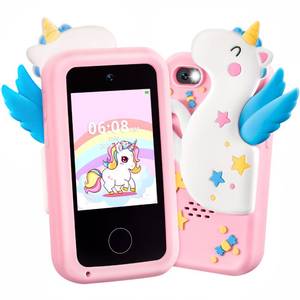 lot 1226 image: SYNCFUN Kids Smart Phone, Unicorn Toys Birthday Gifts for Girls Age 3 4 5 6 7 8 9 10 Year Old, Toddler Phone Toys with Dual Camera, Game, Music Player, Alarm Clock, 8GB Memory Card