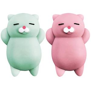 lot 1231 image: Nutty Toys Squishy Cat Set - 2 Soft Silicone Kawaii Kitties, Top Stress Relief Toy 2026 Unique Gifts for Teens Kids Women Men Adults Best Teenage Girls Teen Boy Tween Valentines Day, Easter Gift Idea