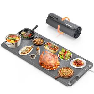 lot 1238 image: LBOLHZO Warming Mat For Food Extra Large 36x16 580W Food Warmer Chafing Dishes for Buffet,Food Warming Mat,Food Warmers for Parties Buffet,6 Temp 6 Hour Timer Heating Mat for Food Valentine Gifts
