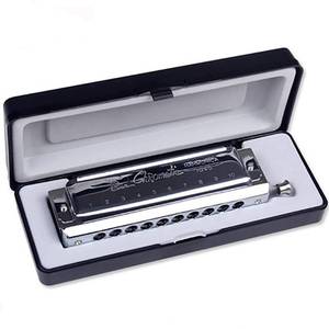 lot 1267 image: Swan SW1040 10 Hole 40 Tone C Key Chromatic Harmonica Adult Students Beginners Entry Professional Playing Variable Tone Instrument